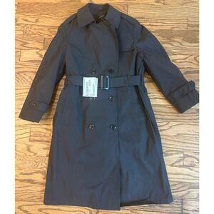 Garrison Collection Women’s 14S0 All Weather Trench Coat Black Army DLA